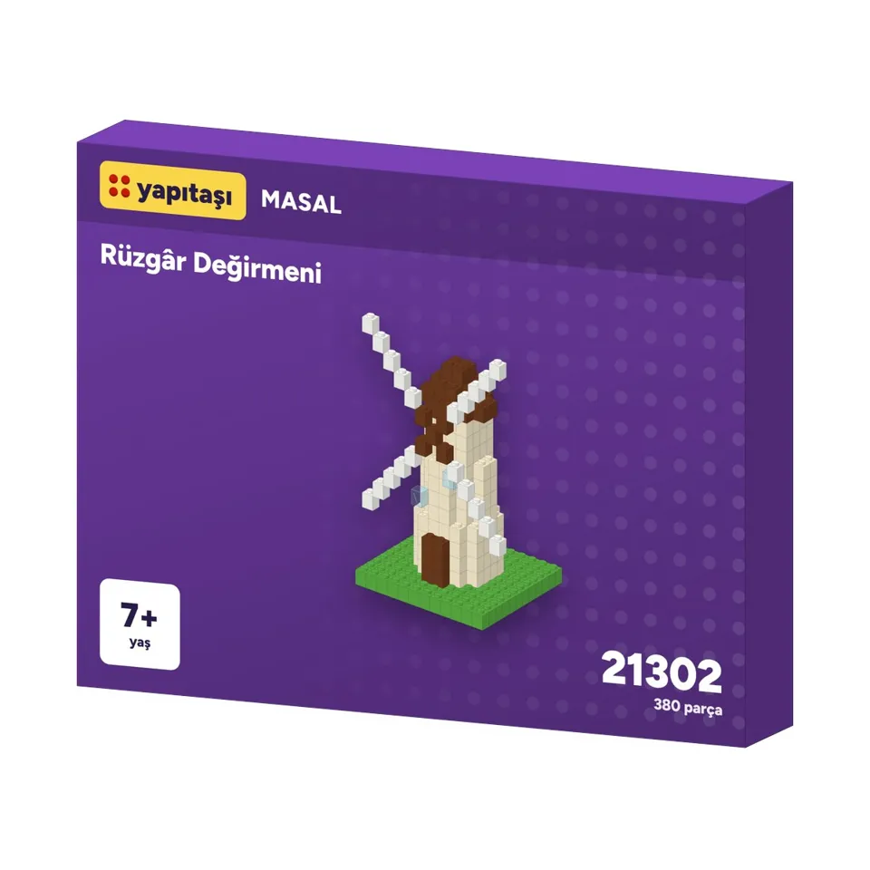 21302 Yapıtaşı Masal Rüzgâr Değirmeni
