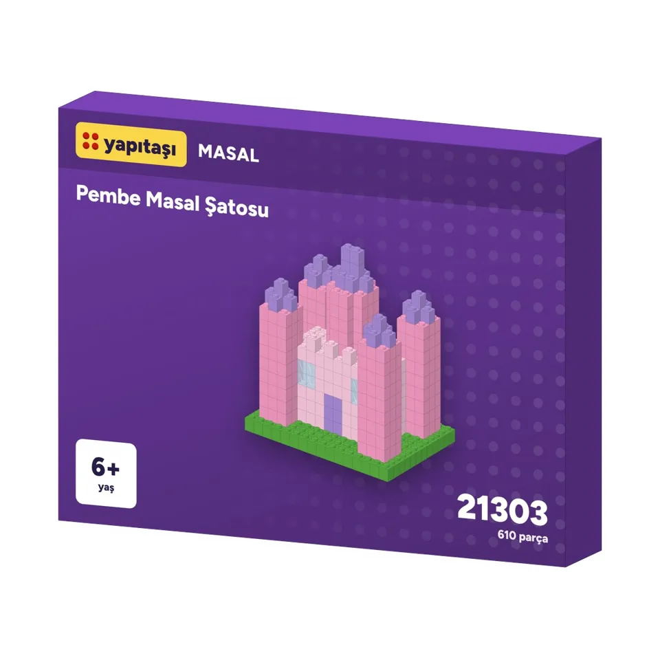 21303 Yapıtaşı Masal Pembe Masal Şatosu