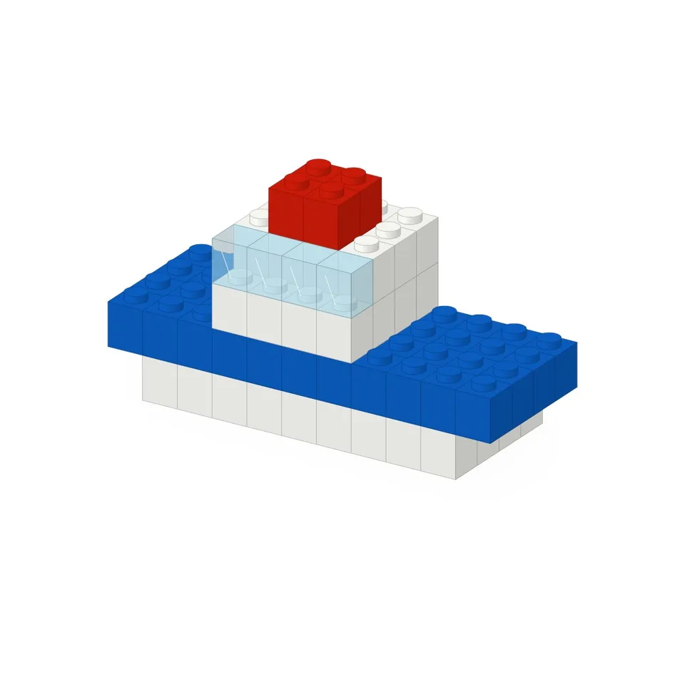 21702 Yapıtaşı Minik Mini Tekne